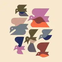 Seven Bird Flock - design