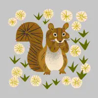 Squirrel And Dandelions - design