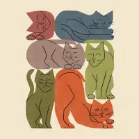 Stack of Cats No. 1 - design