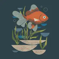 Swimming Fantail - design