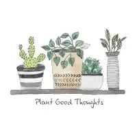 Plant Good Thoughts T-Shirt - design