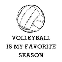 Volleyball is my favorite season - design