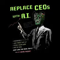 Replace CEOs with A.I. [Infographic] - design