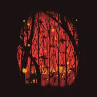 The fall and fireflies - design