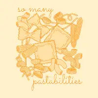 So Many Pastabilities - design