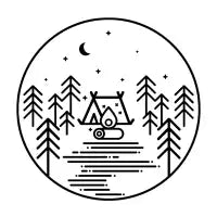 Camping in the light - design