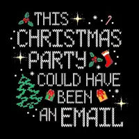 Christmas Party Email - design