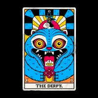 Derpy Tiger Tarot Card - design