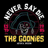 Goonies Never Say Die 1985 - design
