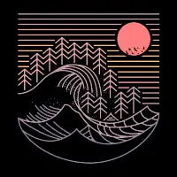 Great Geometric Wave - design