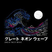 Great Neon Wave Japan - design