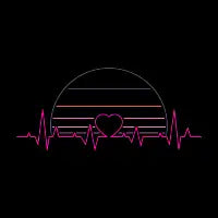 Heart Beat 80s - design