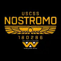 USCSS Nostromo Weyland Yutani Logo Alien Spaceship - design