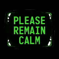 Please Remain Calm - design