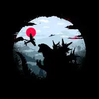 Prehistoric Monster Japan Mount Fuji - design