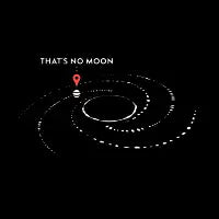 Thats No Moon - Minimal Space Art - design