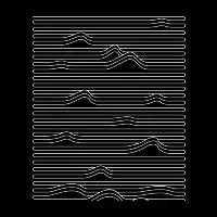 One Line Waves - design