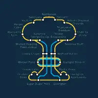 Wasteland Underground Map - design