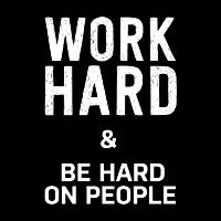 Work Hard - design