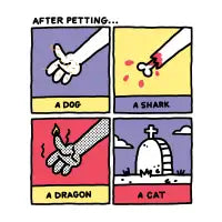 After petting... - design