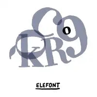 Elefont - design