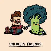 Unlikely friendship - design