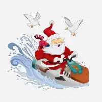 Santa’s Jet Ski Express - design