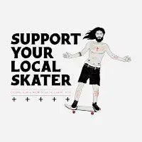 Your Local Skater - design