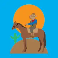 Cowboy on Horse - design