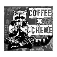 Coffee & Scheme Raccoon - design