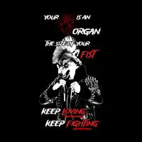 Keep Loving - Keep Fighting Shirt - design