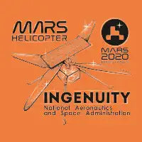 Ingenuity NASA's Mars Helicopter (*for light coloured shirts only*) - design