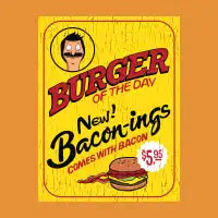 BURGER OF THE DAY - design