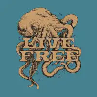 LIVE FREE - design