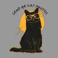 SEND ME CAT PHOTOS - design