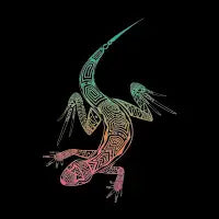 Rainbow Lizard - design