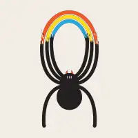 Spiders Are Rainbows - design