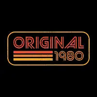 Born in 1980 T-Shirt - design