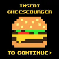 Insert Cheeseburger To Continue ✅ - design