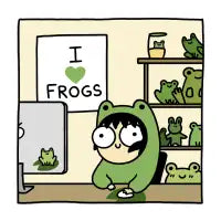 I LOVE FROGS - design