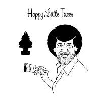 Happy Little Trees - design
