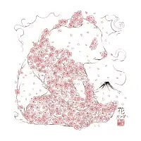Blossom panda - design