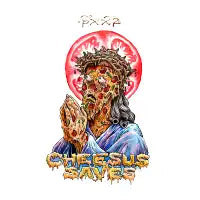Cheesus Saves - design