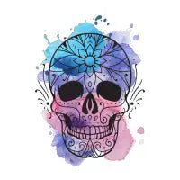 Aquarela Skull - design