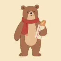 Bear with a Baguette - design