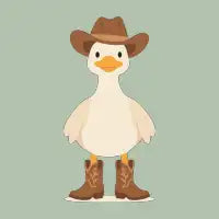 Cowboy Duck - design
