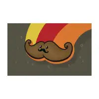 Mucho Macho Moustachio Masko - design