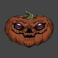 Pumpkin Skull - design