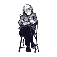 Sitting Bernie, Feel the Bern with the Mittens - design