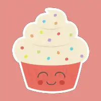 Happy Cupcake - design
